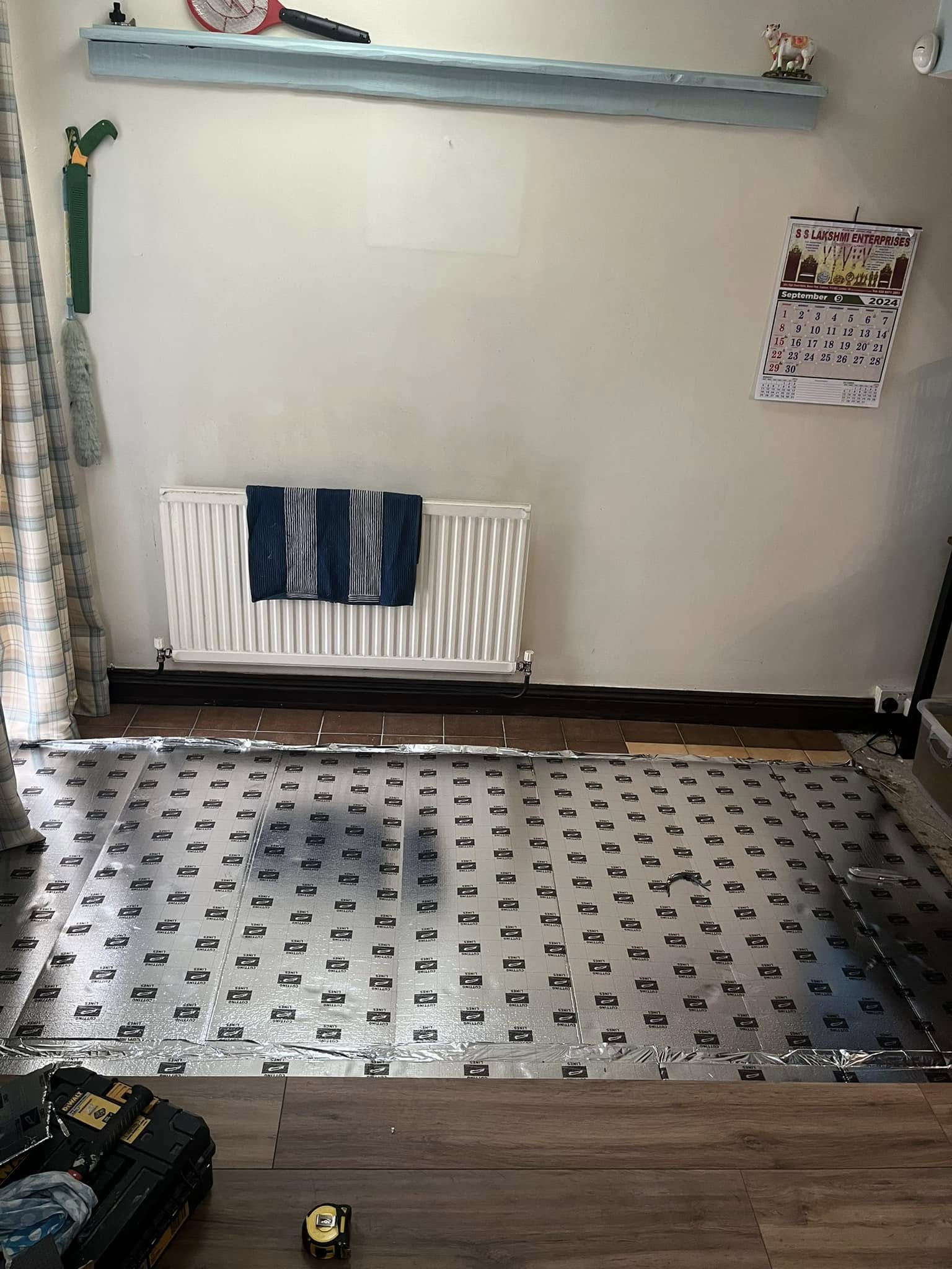 Before laminate flooring installation