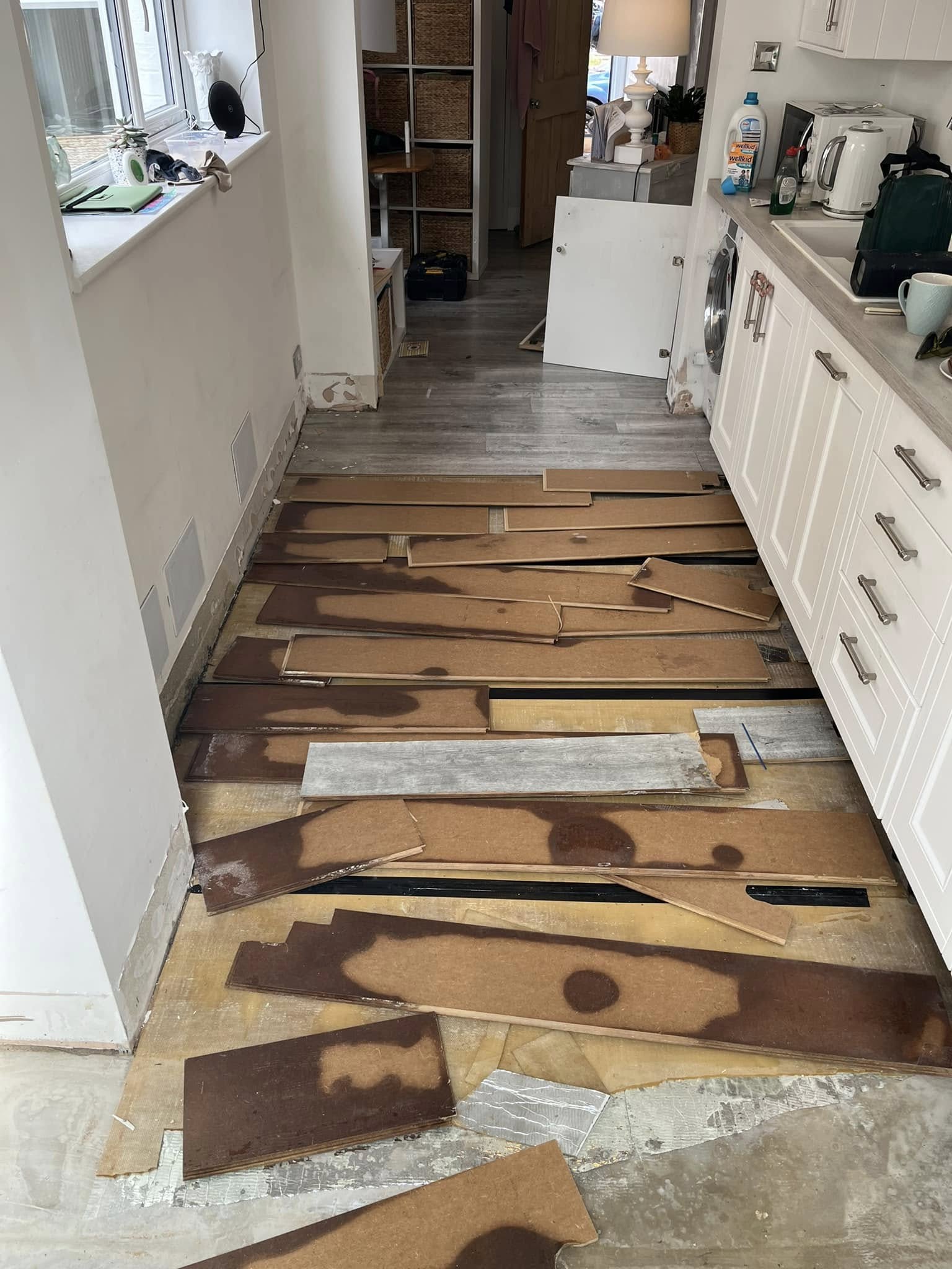Before flooring reinstatement